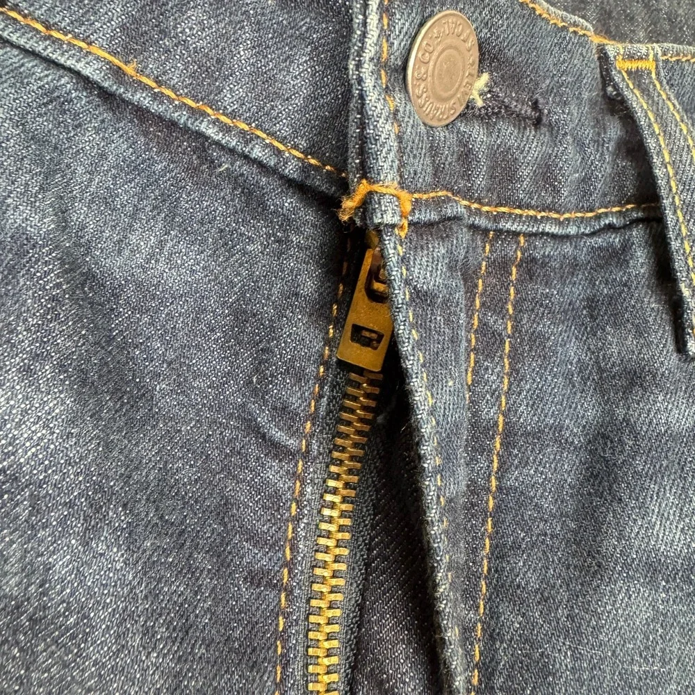 Levi's Premium 511 Slim Fit Jeans Mens 31x30 Dark Wash Blue Denim Big E